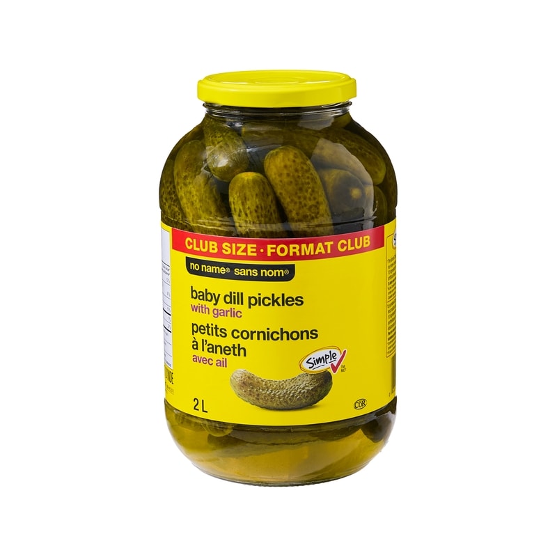 Baby Dill Pickles with Garlic Club Size