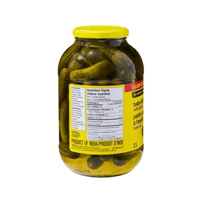 Baby Dill Pickles with Garlic Club Size