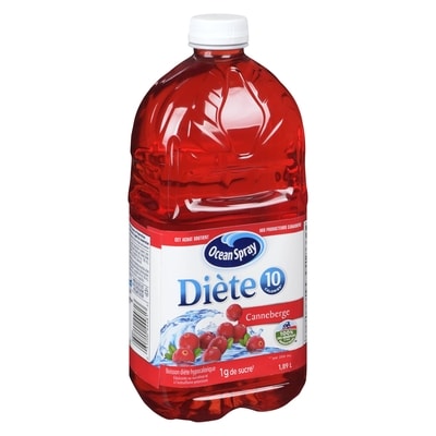 Jus de canneberges diète
