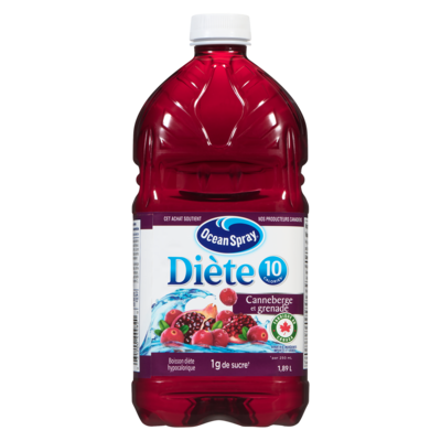 Ocean Spray Cocktail canneberges et grenade diète 1.89 l, 0,32 $/100ml