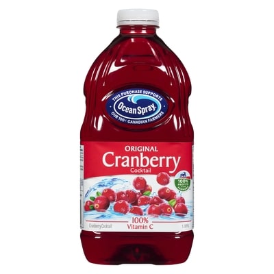 Ocean Spray Cranberry Cocktail 1.89 l, $0.21/100ml