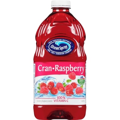 Ocean Spray Cranberry Raspberry Cocktail 1.89 l, $0.21/100ml