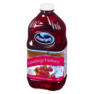 Cocktail canneberge et framboise