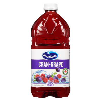 Ocean Spray Cran Grape 1.89 l, $0.26/100ml