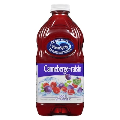 Ocean Spray Cocktail canneberge et raisin 1.89 l, 0,21 $/100ml
