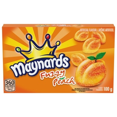 Maynards Fuzzy Peach Candy, Gummy Candy 100 g, $1.99/100g