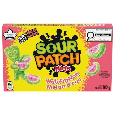 Maynards Sour Patch Kids Watermelon, Gummy Candy, Sour Candy, Candy Box 100 g, $2.49/100g
