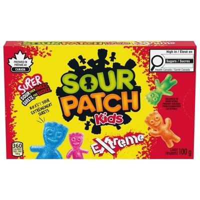 Maynards Sour Patch Kids Extreme Candy, Sour Candy, Gummy Candy, Candy Box 100 g, $1.99/100g
