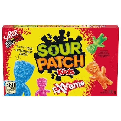 Maynards Friandises Sour Patch Kids EXTREME 100 g, 1,99 $/100g