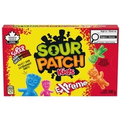 Maynards Friandises Sour Patch Kids EXTREME 100 g, 1,75 $/100g