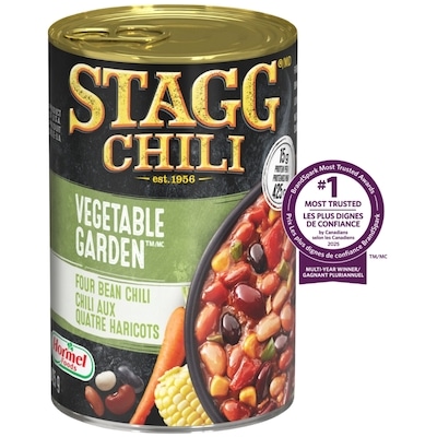 Stagg Vegetable Garden Four Bean Chili 425 g, $0.71/100g