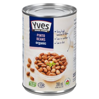 Yves Organic Pinto Beans 398 ml, $0.83/100ml