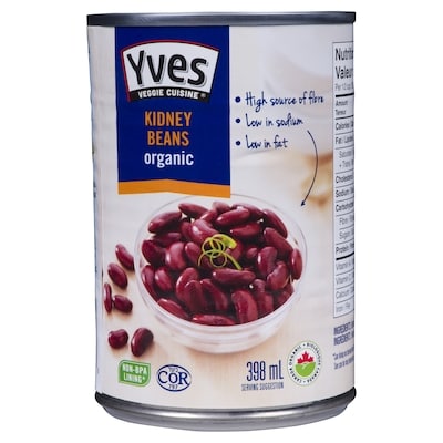 Yves Organic Kidney Beans 398 ml, $0.83/100ml
