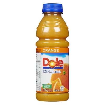 Dole Orange 100% Juice  12x450.0 ml, $0.56/100ml