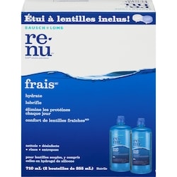 Bausch & Lomb Solution polyvalente renu frais format voyage 2x355.0 ml, 2,75 $/100ml