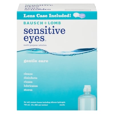 Bausch+Lomb Sensitive Eyes Multi-Purpose Solution, Twin Pack 2x355.0 ml, $2.67/100ml