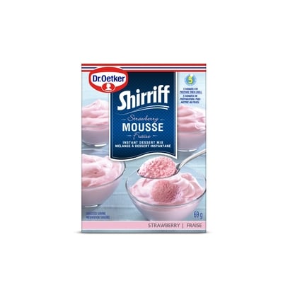 Dr Oetker Shirriff Mousse Mix, Strawberry 69 g, $5.06/100g
