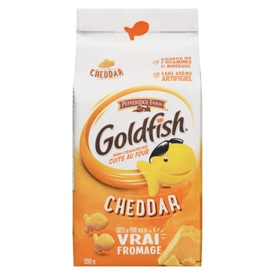 Pepperidge Farm Goldfish  Cheddar 200 g, $1.40/100g