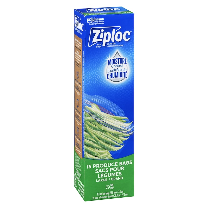 Freezer Fresh Produce Bags, Large