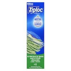 Ziploc Freezer Fresh Produce Bags, Large - 15 ea | Loblaws