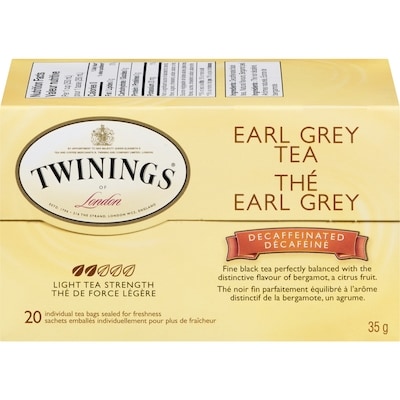 Twinings 20ct Earl Grey Decaf 20 ea, $0.27/1ea