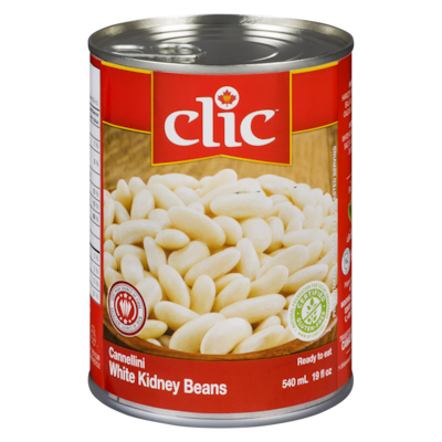 Clic Kidney Beans, White 540 ml, $0.33/100ml