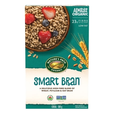 Nature's Path Organic Smart Bran Cereal 300 g, $1.93/100g