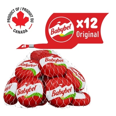 Babybel Fromage non affiné à pâte demi-ferme Mini Babybel Original, 12 x 20 g 240 g, 5,00 $/100g