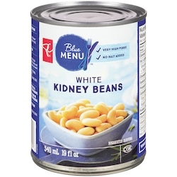 PC Blue Menu White Kidney Beans 540 ml, $0.37/100ml