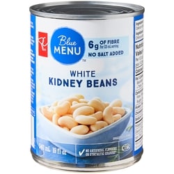 PC Blue Menu White Kidney Beans 540 ml, $0.37/100ml