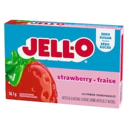 Jell-O Strawberry Jelly Powder Light, Gelatin Mix - 10.1 g