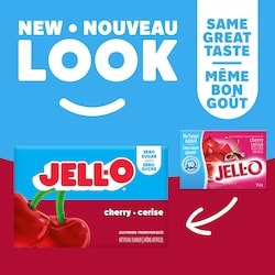 Jell-O Zero Sugar Cherry Jelly Powder Mix - 11.2 g | Maxi