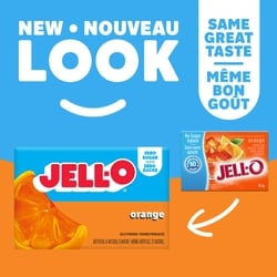 Jell-O Zero Sugar Orange Jelly Powder Mix - 10.2 g | Dominion