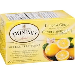 Twinings 20ct Lemon & Ginger - 20 ea | Fortinos