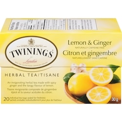 Twinings 20ct Citron & Gingembre 20 ea, 0,20 $/1ch