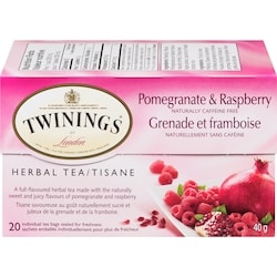 Twinings Tea, Pomegranate & Raspberry Herbal  20 ea, $0.28/1ea