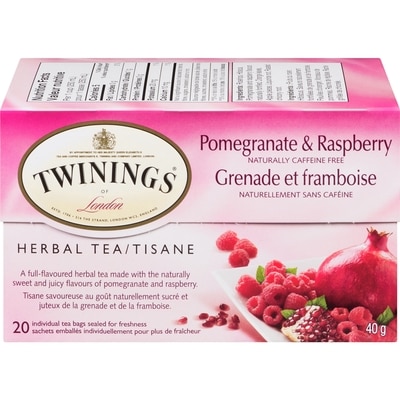 Twinings Tisane grenade et framboise 20 ea, 0,25 $/1ch