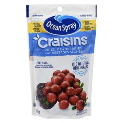 Ocean Spray Canneberges Craisins 170 g, 1,76 $/100g