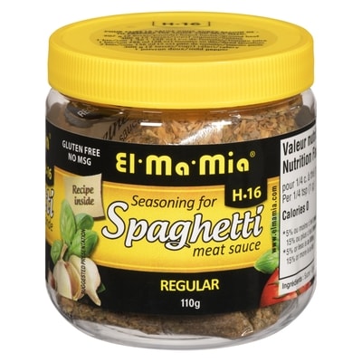 El Ma Mia Spaghetti Sauce Seasoning, Regular 110 g, $4.54/100g