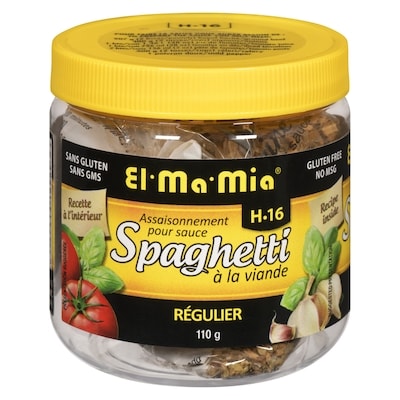 El Ma Mia Assaisonnement pour sauce à spaghetti El Ma Mia 110 g, 4,54 $/100g