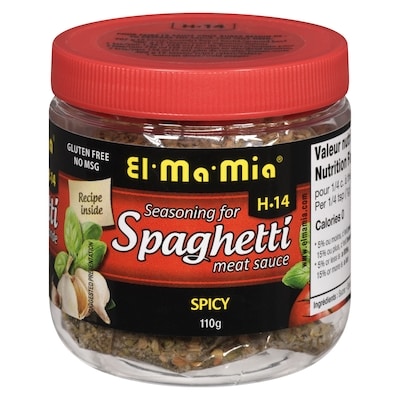 El Ma Mia Spice Mix For Spaghetti, Spicy 110 g, $4.54/100g
