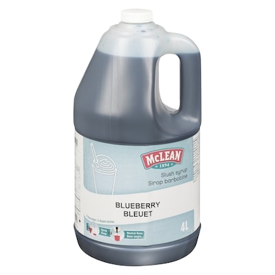 Mclean Slush Concentrate, Blueberry 4 l, $0.67/100ml