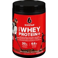 Six Star Whey Protein, Double Chocolate Supreme 907 g, $4.41/100g