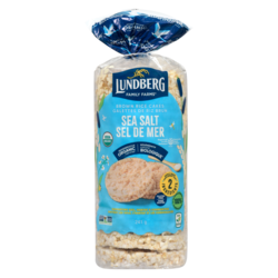 Lundberg Organic Brown Rice Cakes, Salted 241 g, $2.82/100g
