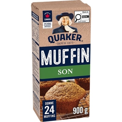 Quaker Mélange à muffins Son 900 g, 0,78 $/100g