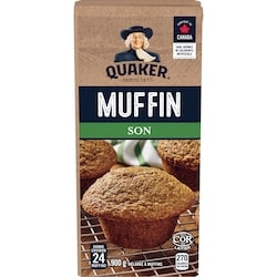 Quaker Mélange à muffins Son 900 g, 0,61 $/100g