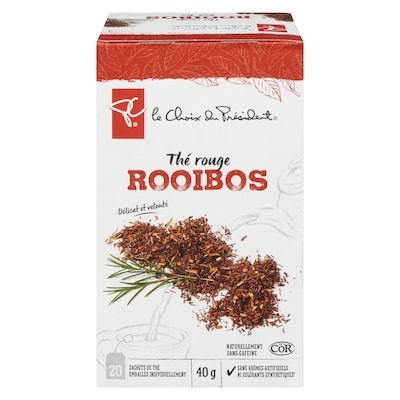 le Choix du Président Thé rouge rooibos 20 ea, 0,25 $/1ch
