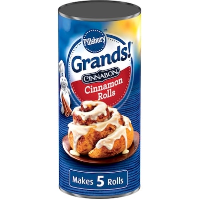 Pillsbury Grands! Cinnamon Rolls with Icing, Cinnabon Cinnamon, 5 ct 496 g, $0.91/100g
