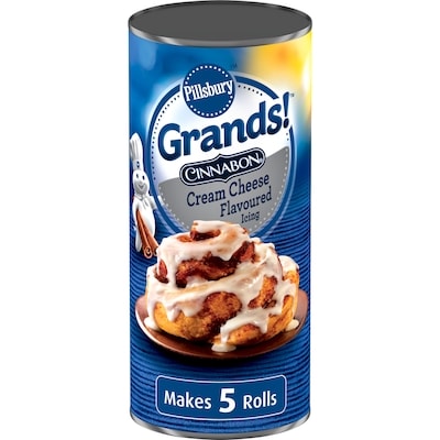 Pillsbury Grands! Cinnamon Rolls with Cream Cheese Icing 496 g, $0.91/100g