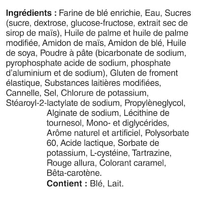 Brioches à la cannelle Grands! avec glaçage à saveur de fromage à la crème